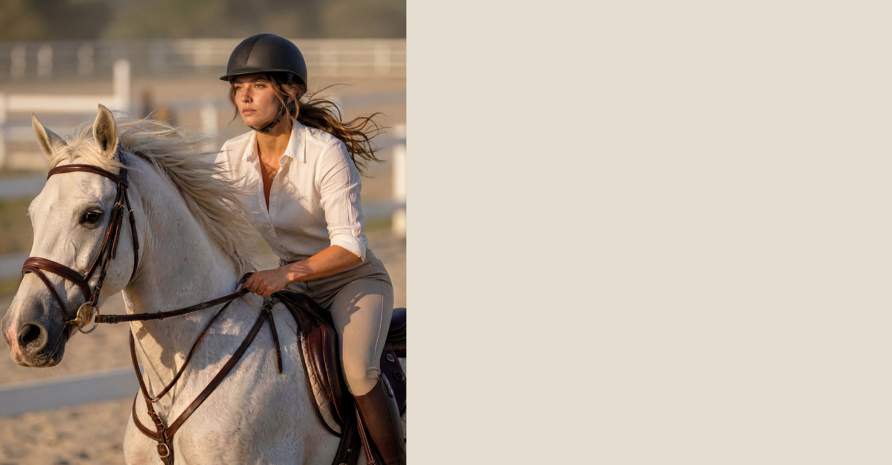 Inspired by Horsemanship,  Shaped by the Ride.